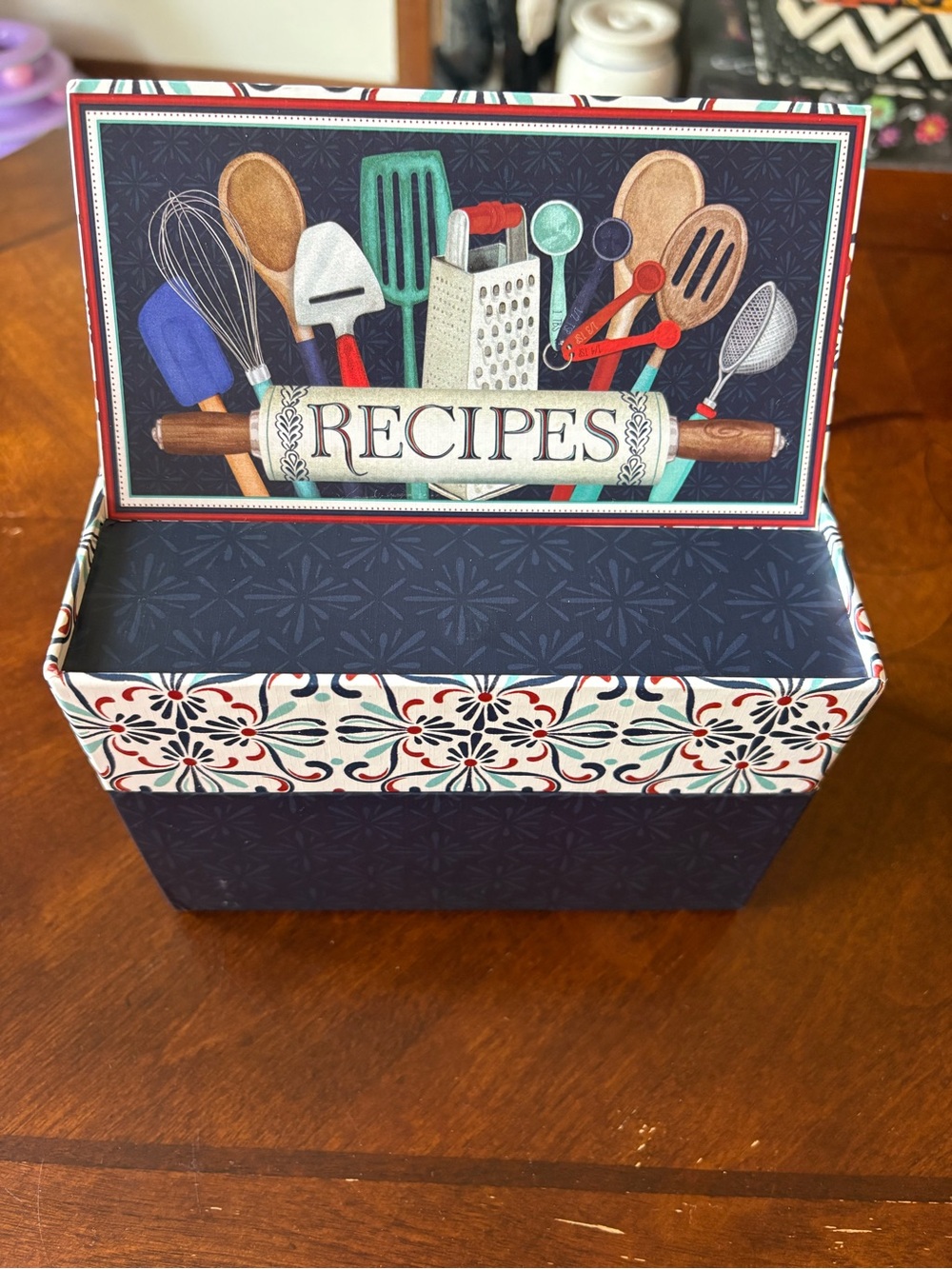 Lang “Love to Cook” Recipe Card Box